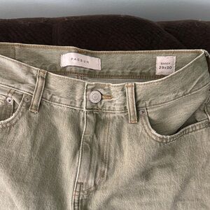 PacSun Men's Olive Relaxed Jeans